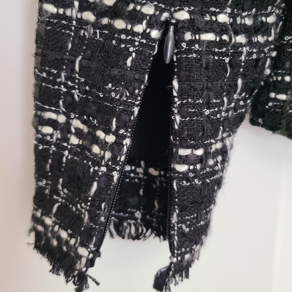 Ann Taylor Tweed Puff Sleeve Top Size Small - Picture 7 of 16
